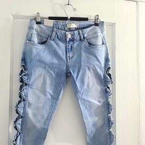 Lexxury Cut Out Jeans, fits 4